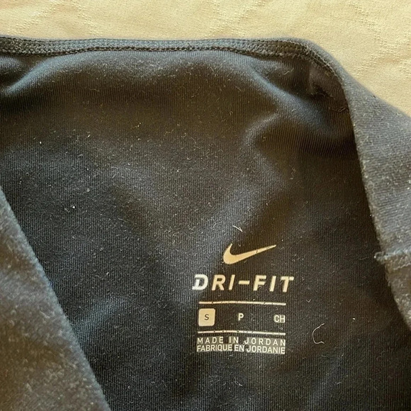 Nike Women’s Power Legendary High‎ Rise Capris 822941-010 Black Size Small EUC - Picture 3 of 5